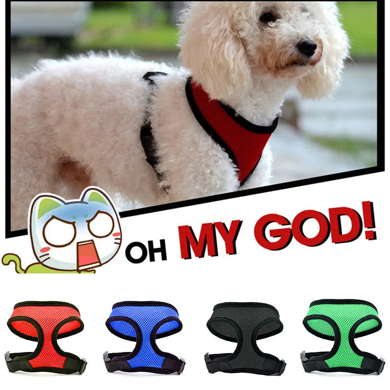 Breathable Mesh Dog Harness – Comfort, Style & Safety for Your Pup