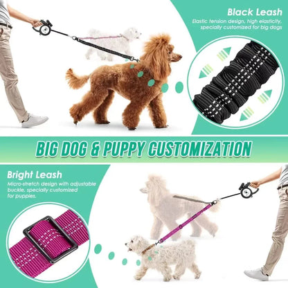 16 feet is approximately 4.88 meters. Perfect for keeping your active pups comfortably close yet free to roam!