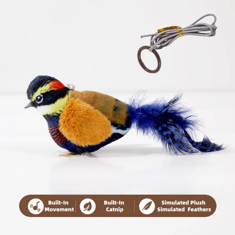 Pounce, Play, and Chirp! The Ultimate Cat Toy for Indoor Adventures