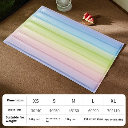 Bring a Splash of Rainbows and Sunshine to Your Pet's Summer-the Ultimate Cooling Mat!