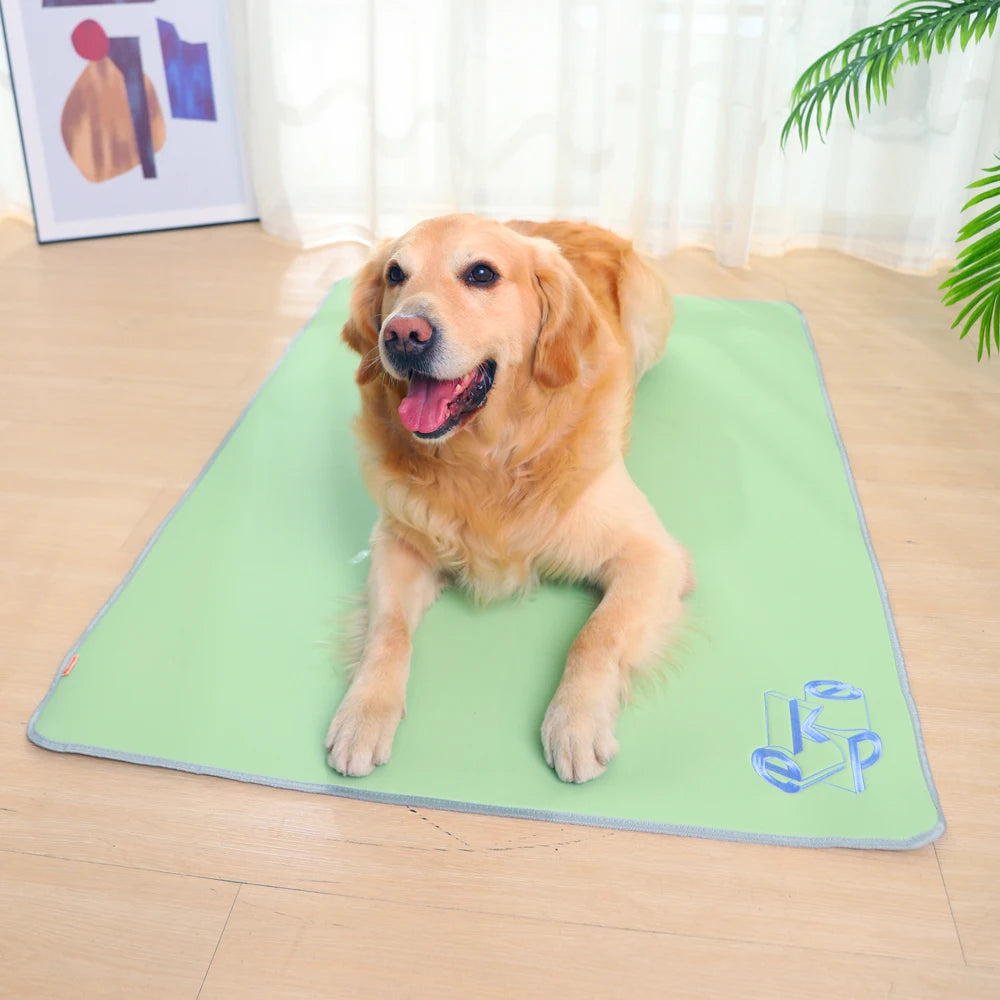 Cool Paws Summer Mat: Chill Ice Silk Comfort for Your Cats and Dogs