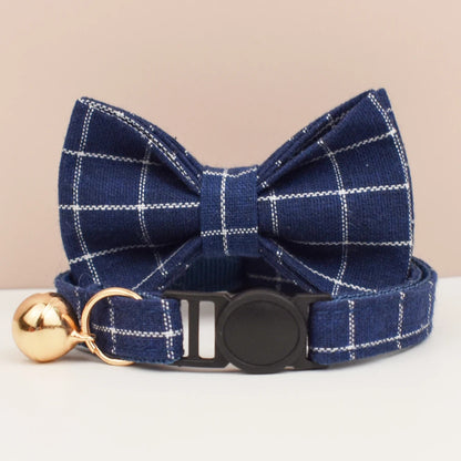 Adjustable Cat Collars with Bowknot – Stylish, Comfortable & Safety-Enhanced for Modern Cats