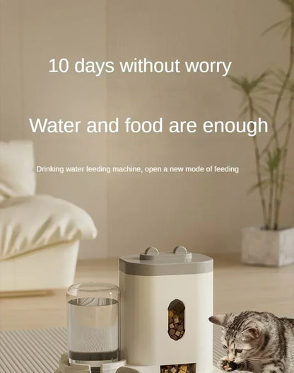 Sleek and Stylish Cat Food Dispenser – Where Function Meets Fashion!