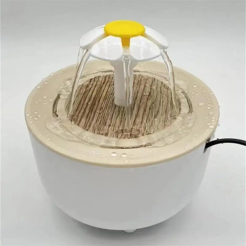 Fountain of Feline Fun: Whisper-Quiet 1.2L Auto Water Dispenser for Happy, Hydrated Pets- USB Electric