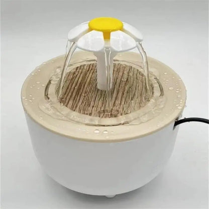 Fountain of Feline Fun: Whisper-Quiet 1.2L Auto Water Dispenser for Happy, Hydrated Pets- USB Electric