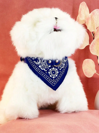 Stylish & Functional Pet Bandana Collar –Adjustable & Perfect for All Seasons