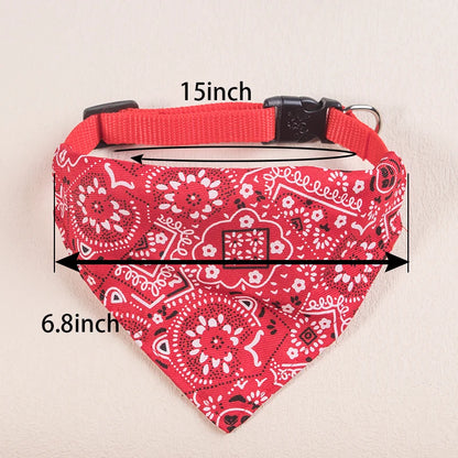 Western Charm for Your Wild Pets: Adjustable Bandana Collar