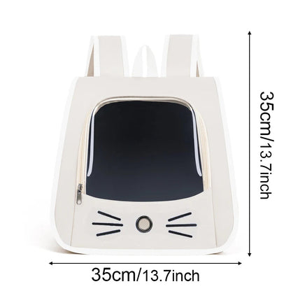 Springtime Wanderlust Pet Backpack: Stylish & Breezy Travel Backpack for Cats and Small Dogs