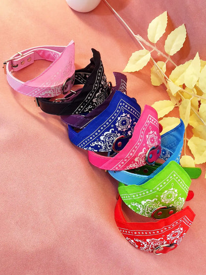Stylish & Functional Pet Bandana Collar –Adjustable & Perfect for All Seasons