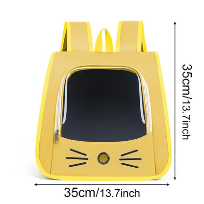 Springtime Wanderlust Pet Backpack: Stylish & Breezy Travel Backpack for Cats and Small Dogs