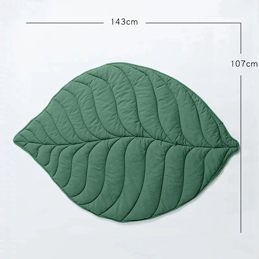 Leaf-Shaped Pet Bed Mat – Cozy, Stylish & Perfect for Every Pet