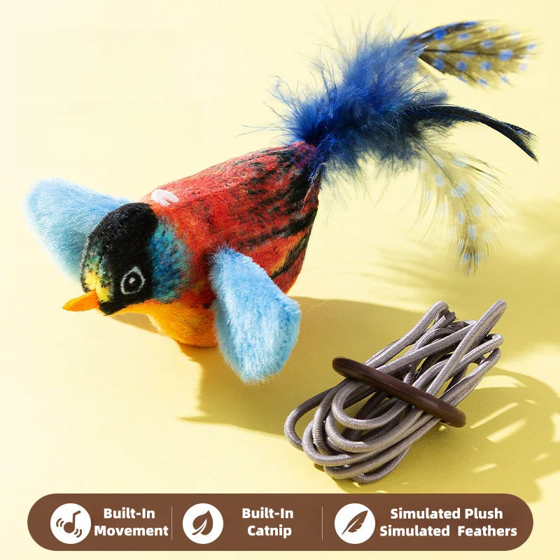 Pounce, Play, and Chirp! The Ultimate Cat Toy for Indoor Adventures