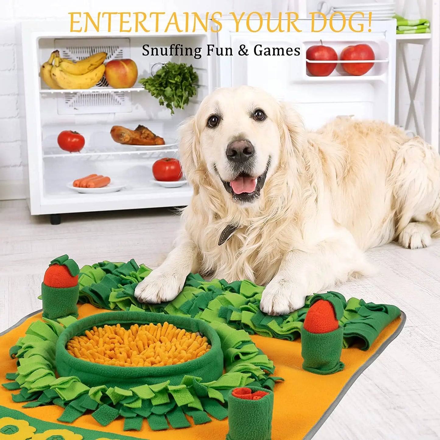 Sniff-tastic Adventure Mat: Slow Feeder & Brain-Boosting Fun for Pups!