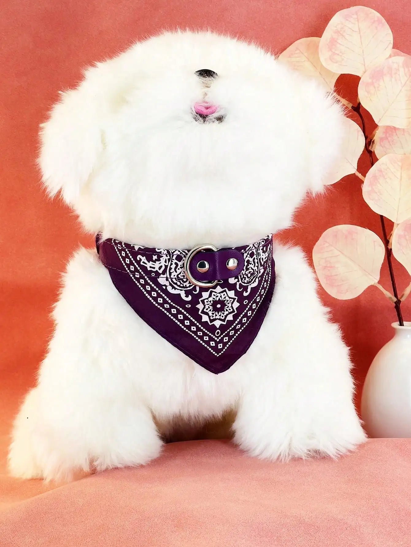 Stylish & Functional Pet Bandana Collar –Adjustable & Perfect for All Seasons