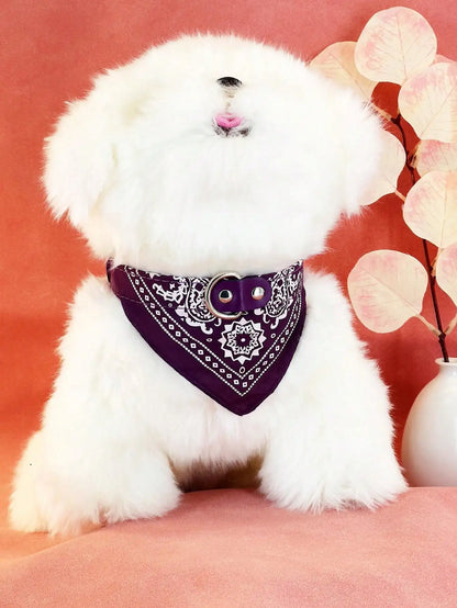 Stylish & Functional Pet Bandana Collar –Adjustable & Perfect for All Seasons