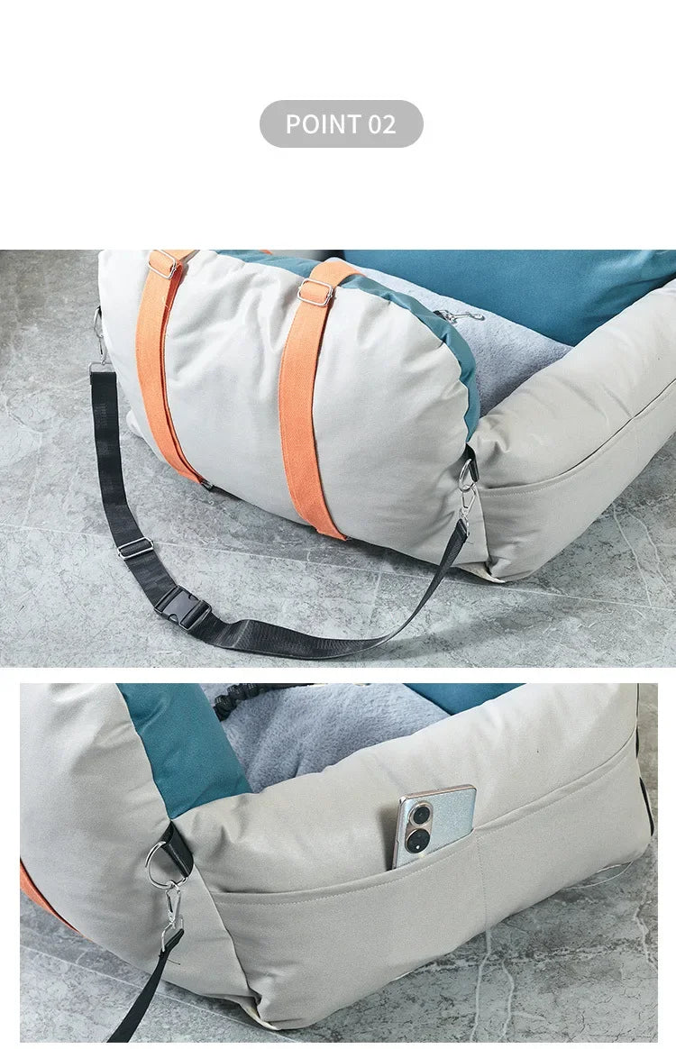 Sophisticated Waterproof Pet Carrier – Lightweight Handbag, Car Seat & Travel Companion