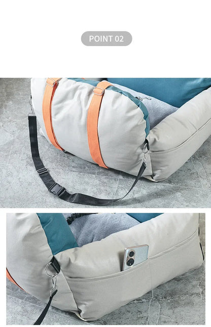 Sophisticated Waterproof Pet Carrier – Lightweight Handbag, Car Seat & Travel Companion