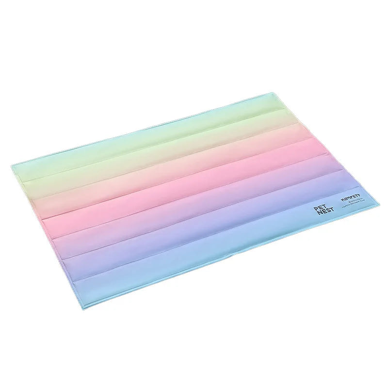 Bring a Splash of Rainbows and Sunshine to Your Pet's Summer-the Ultimate Cooling Mat!