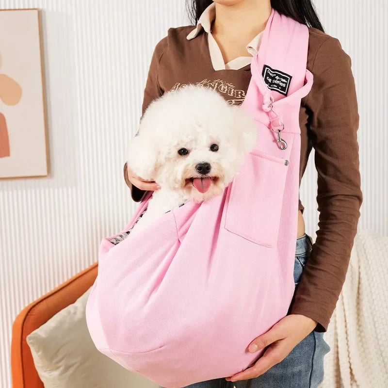 Adventure Pouch: Stylish Crossbody Carrier for Your On-the-Go Pets Explorer-7 kg