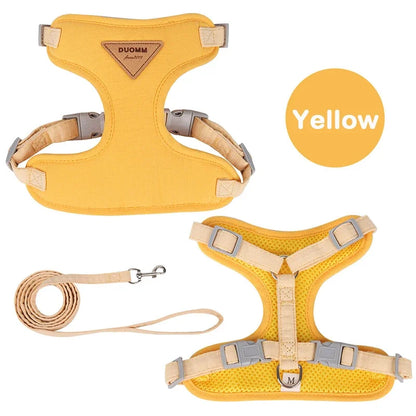 Breathable Cat Harness & Leash Set – Adjustable Vest for Small to Medium Cats and Dogs
