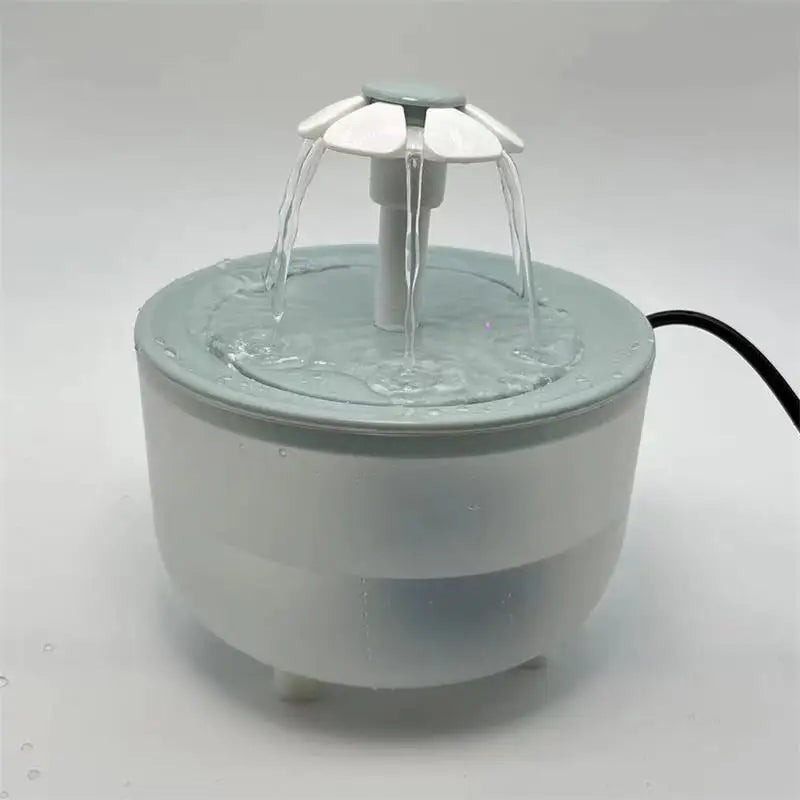 Fountain of Feline Fun: Whisper-Quiet 1.2L Auto Water Dispenser for Happy, Hydrated Pets- USB Electric