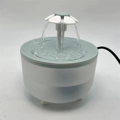 Fountain of Feline Fun: Whisper-Quiet 1.2L Auto Water Dispenser for Happy, Hydrated Pets- USB Electric