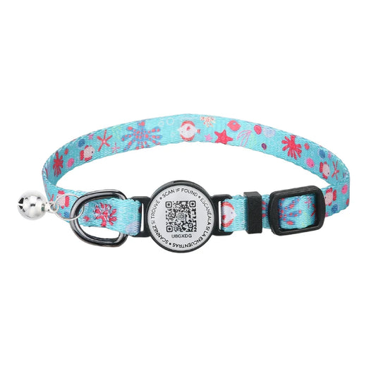 Smart Cat ID Collar – Customizable, App-Connected & Designed for Safety