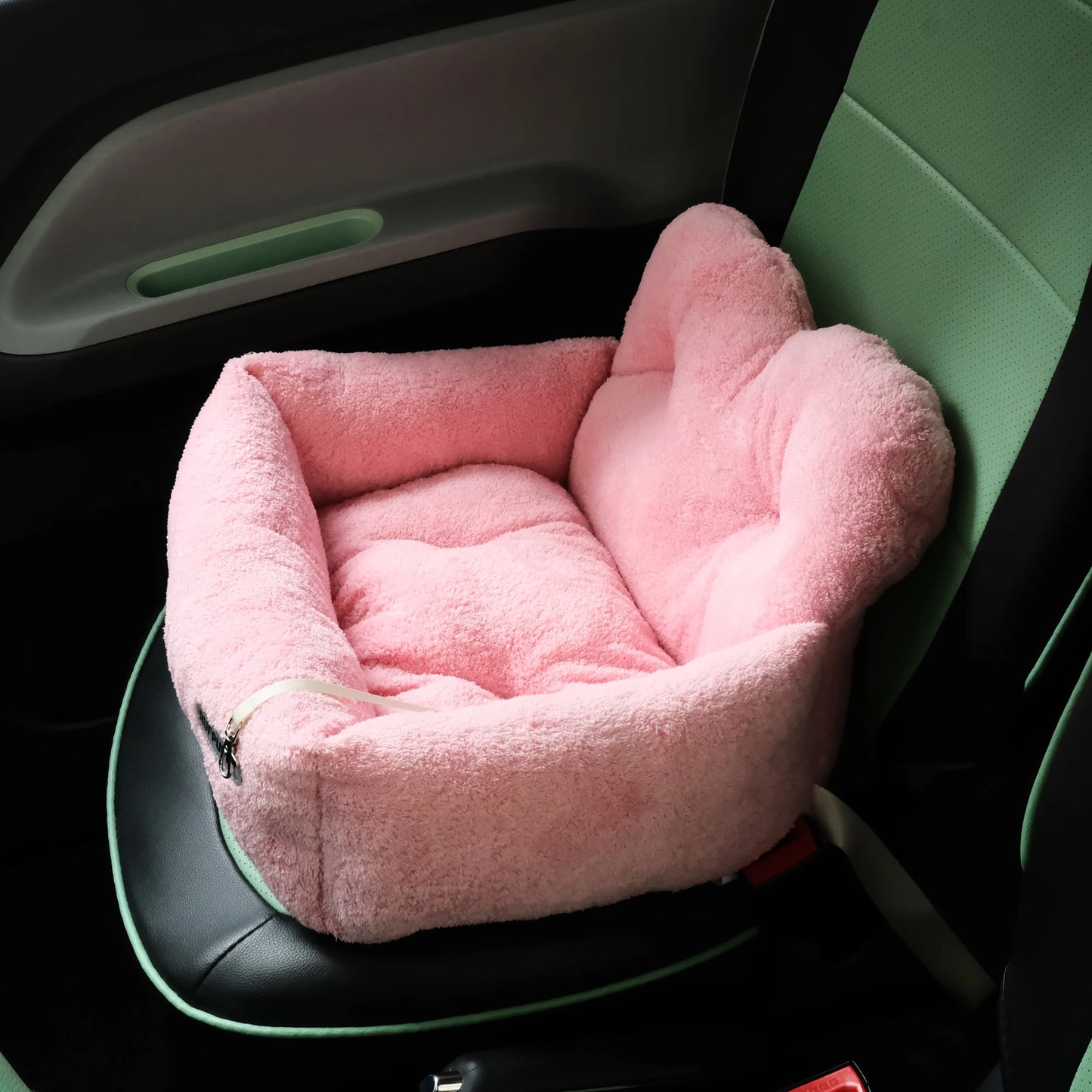 Comfortable & Safe Kennel Dog Car Booster Plush Seat