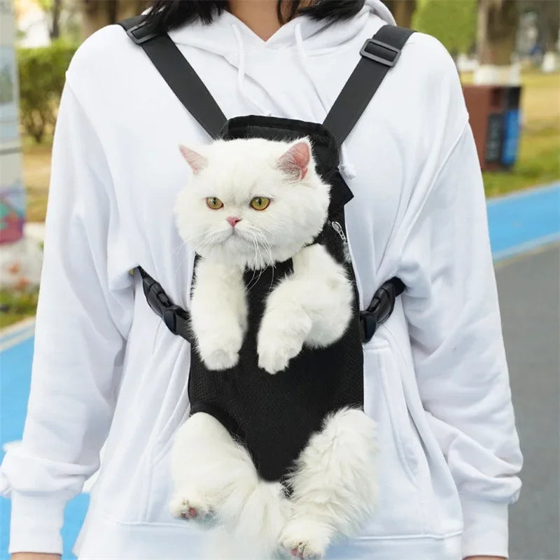 Adjustable Cat Backpack for Outdoor Escapades