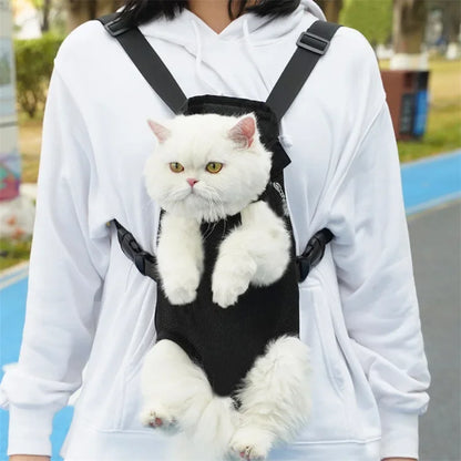 Adjustable Cat Backpack for Outdoor Escapades