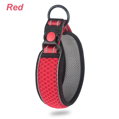 Reflective Dog Collar – Comfortable, Breathable & Anti-Choke Design for Dogs of All Sizes
