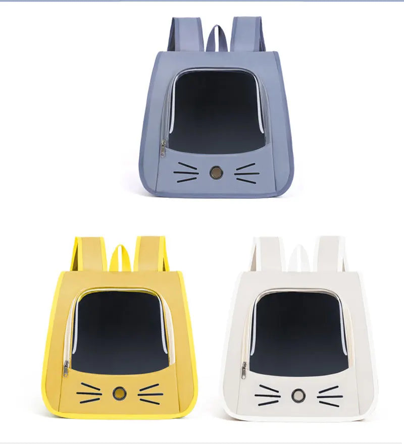 Springtime Wanderlust Pet Backpack: Stylish & Breezy Travel Backpack for Cats and Small Dogs