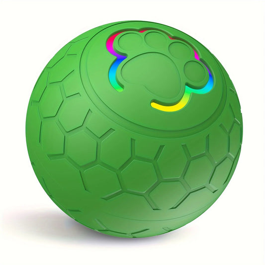 Get Ready for Disco Time – The Bouncing & Rolling Interactive Ball Pet Toy with RGB Lights!