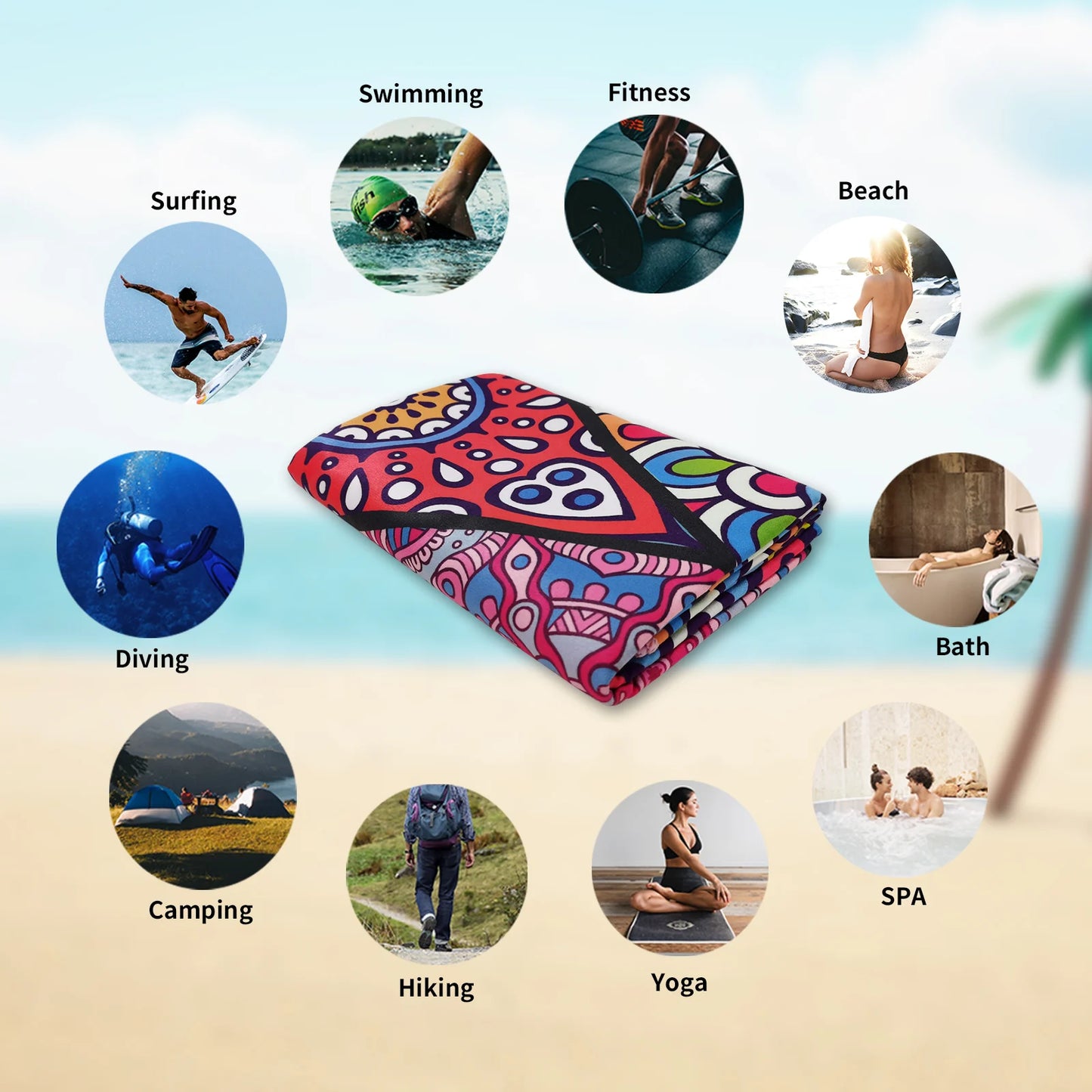 Quick-Drying Microfiber Blanket – Versatile & Perfect for Active Lifestyles