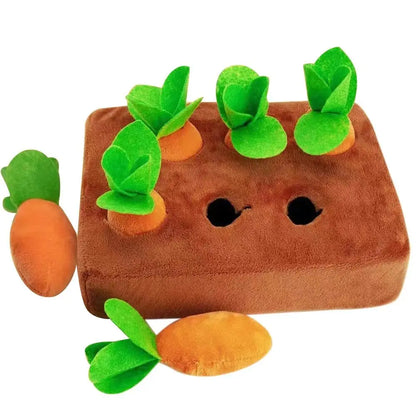 Carrot Crazy Snuffle Mat: Pull, Chew & Play for Happy Pups!