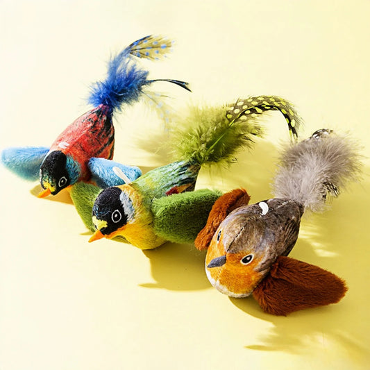 Pounce, Play, and Chirp! The Ultimate Cat Toy for Indoor Adventures