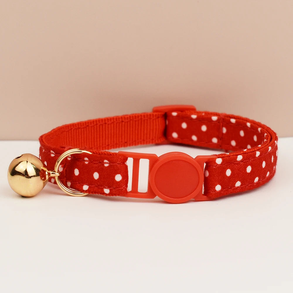 Adjustable Cat Collars with Bowknot – Stylish, Comfortable & Safety-Enhanced for Modern Cats