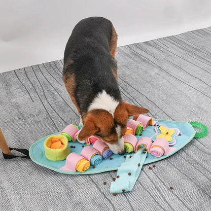 Sniff & Play Wonderland: Washable Brain-Boosting Dog Mat for Fun, Training & Teething Relief