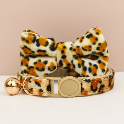 Adjustable Cat Collars with Bowknot – Stylish, Comfortable & Safety-Enhanced for Modern Cats