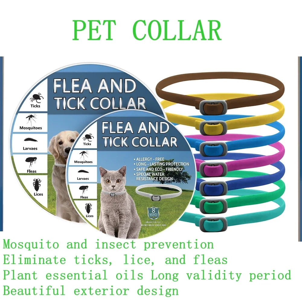 Pet Repellent Collars – Effective Protection Against Fleas, Ticks & Mosquitoes for Cats and Dogs