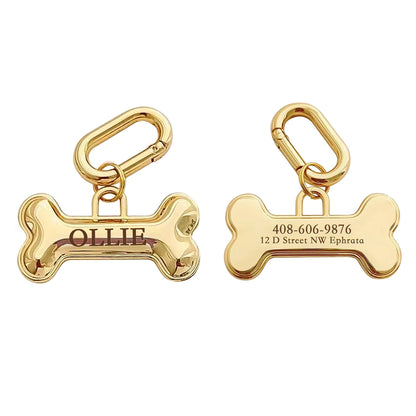 Memopaw Design Personalized Pet Dog Name Tag- Copper Free