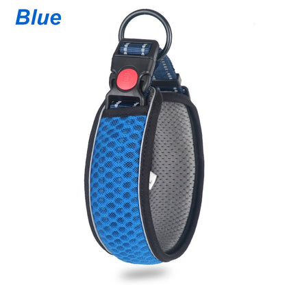 Reflective Dog Collar – Comfortable, Breathable & Anti-Choke Design for Dogs of All Sizes