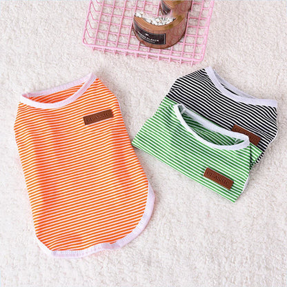 Striped Cat Vest – Classic Fashion for Feline Trendsetters