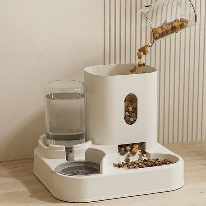 Sleek and Stylish Cat Food Dispenser – Where Function Meets Fashion!