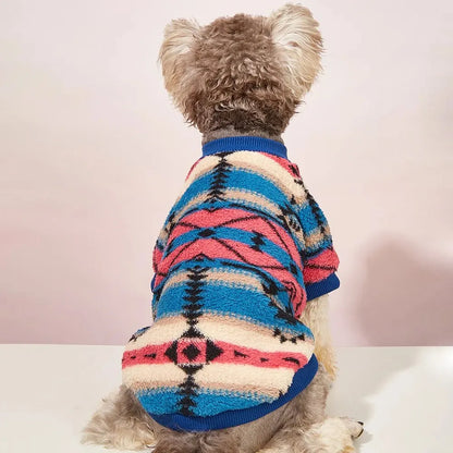 Striped Polyester Pet Sweatshirt – Stylish, Durable & Perfect for Autumn/Winter