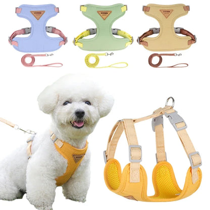 Breathable Cat Harness & Leash Set – Adjustable Vest for Small to Medium Cats and Dogs