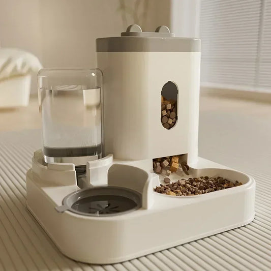 Sleek and Stylish Cat Food Dispenser – Where Function Meets Fashion!