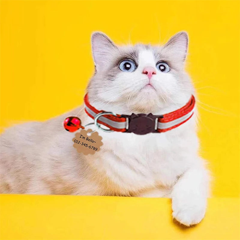 Color Reflective Cat Collars – Safe, Stylish & Perfect for Cats and Small Dogs