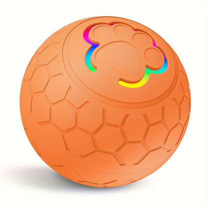 Get Ready for Disco Time – The Bouncing & Rolling Interactive Ball Pet Toy with RGB Lights!