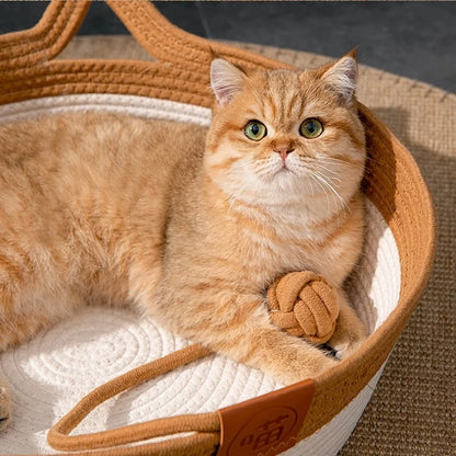 Handmade Cozy Cat Nest Baskets- for All Seasons